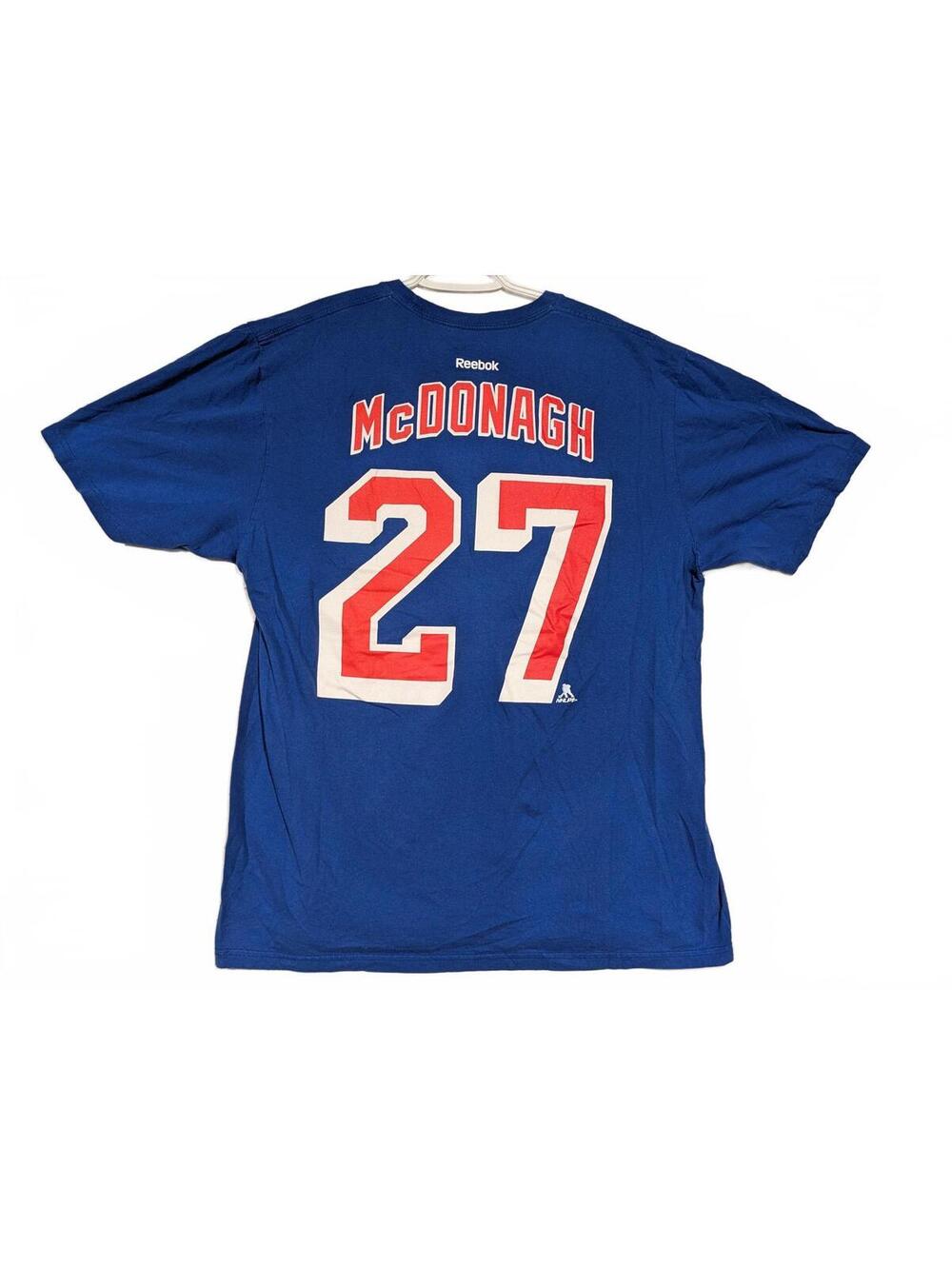Reebok New York Rangers Short Sleeve Tees - McDonagh #27 & Rangers Logo